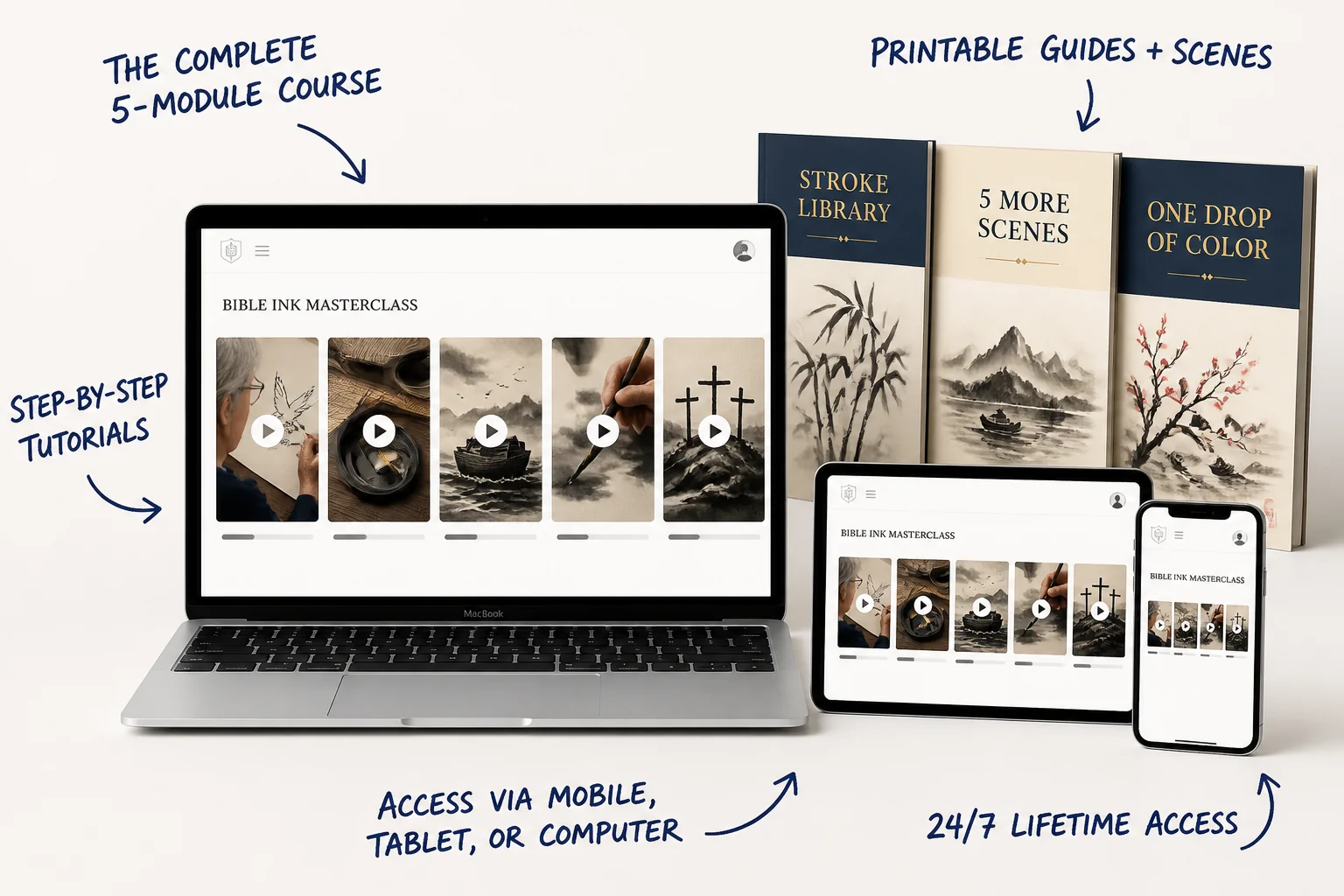 Everything included in the course